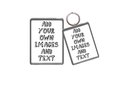 Custom Magnet Keychain Keyring Add Own Image Design Text Photo Personalised Personalized Weddings Birthday Anniversary Engagements Party