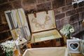 Hessian 'CARDS' Bunting Vintage Jute Burlap Hearts Rustic Wedding Bunting Banner Sign Gift Table Suitcase Wedding Decoration Boho Weddings