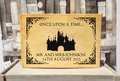 Fairytale Castle Wedding Black Guestbook Personalised Personalized Perfect for Woodland and Fairytale Wedding Scrapbook Album Custom Wedding