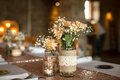 Wedding Jars Hessian Wrap Perfect for Flowers, Candles or Lights. Small, Medium & Large Jars Centrepiece Fairytale Rustic Boho Wedding