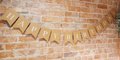 Brown Kraft Happy Birthday Bunting Garland 18th 21st 30th 40th birthday rustic birthday jute boho decorations decor house party rustic party