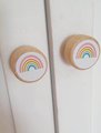 Rainbow Wardrobe Handles Drawer Handles Knobs Perfect for Upcycling Wardrobe, Chest of Drawers, Door, Dolls House, Rainbow Bedroom, Nursery