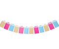 1st Birthday Bunting Garland Banner Baby Boys Girls Decor First Birthday Photo Banner Milestone Banner Decorations Pastel Birthday Bunting