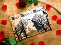Beauty and the Beast Woodland Wedding Guestbook Enchanted Rose Personalised Personalized Perfect for French Fairytale Weddings Scrapbook