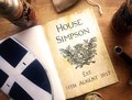 Coat of Arms Castle Wedding Guestbook Personalised Personalized Scrapbook,Notebook,Photo Album,Birthday!Perfect for Castle Weddings Parties