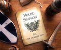 Coat of Arms Castle Wedding Guestbook Personalised Personalized Scrapbook,Notebook,Photo Album,Birthday!Perfect for Castle Weddings Parties