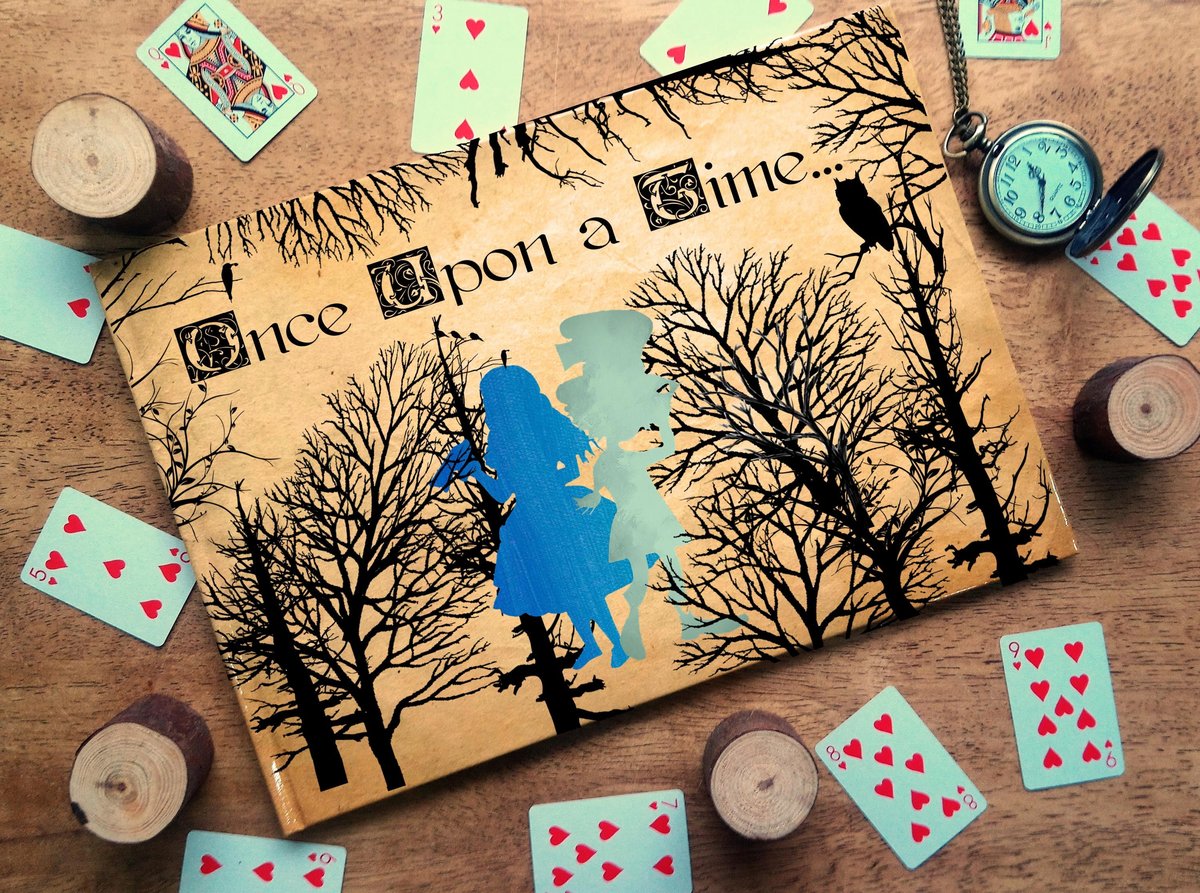 Alice and Mad Hatter Wonderland Woodland Wedding Guestbook Personalised Personalized Perfect for Wonderland and Fairytale Weddings Scrapbook