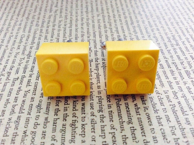 Building Block Cufflinks Made From LEGO Wedding Groom, Groomsman, Best Man, Usher, Paige Boy! Lots of colours colors available!Lego Wedding