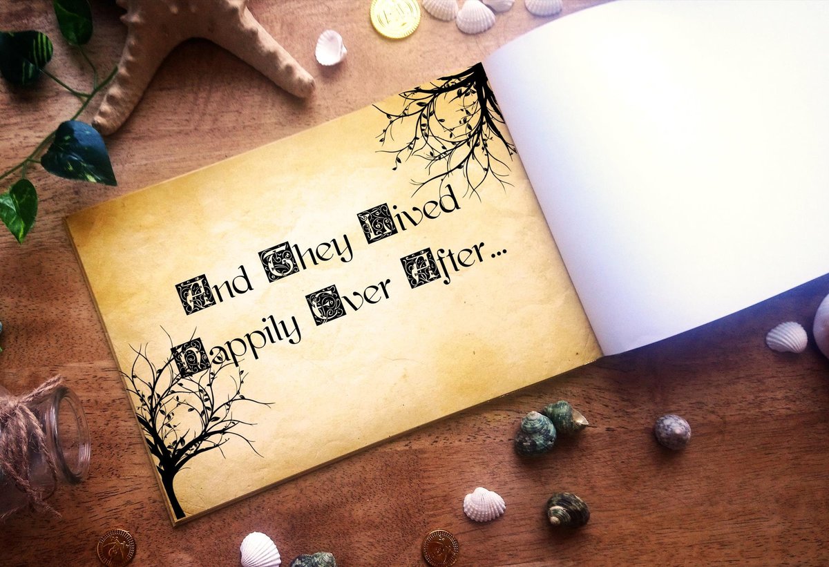 Peter Pan Neverland Woodland Wedding Guestbook Personalised Personalized Perfect for Neverland and Fairytale Weddings Scrapbook Album
