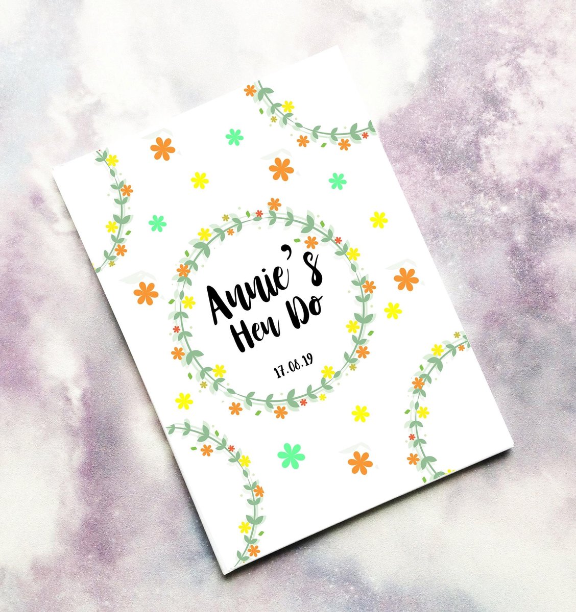 Hen Do Memory Photo Book Personalised Personalized Scrapbook,Notebook,Photo Album,Birthday,Memory Book,Hen Do Gift,Mementos,Vintage Hen Do