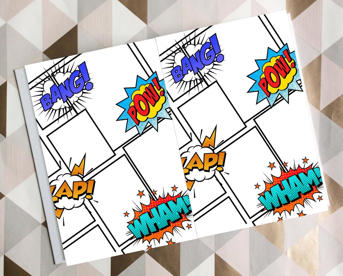 Stag Do Comic Book Style Photo Memory Book Personalised Personalized Scrapbook, Note Book,Photo Album, Engagement, Superhero Wedding