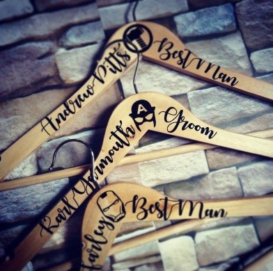 Superhero Wedding Hanger Gift For Groom, Best Man, Groomsman, Usher,Father of the Bride/Groom, Personalised Personalized Comic Book Wedding
