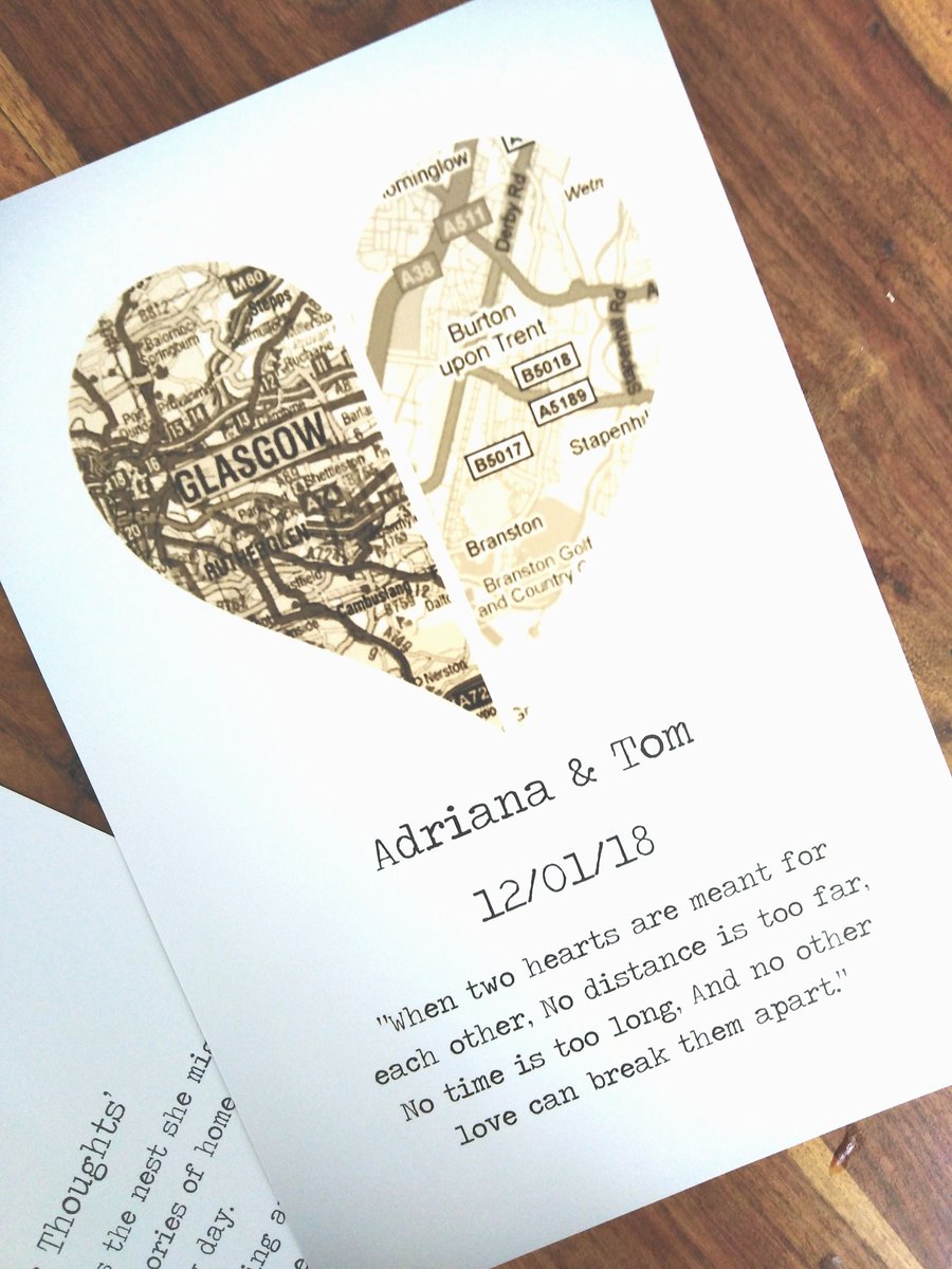 Couples Map Framed Print!Personalised Personalized With Name and Date! Wedding,Paper Anniversary,Engagement Gift, Present, Honeymoon Travels