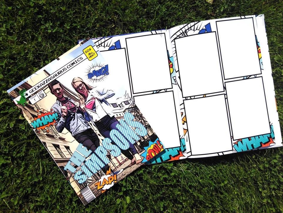 Wedding Comic Guestbook Personalised Personalized! Custom Wedding Gift, Superhero, Comic Book Perfect for Themed Weddings Party