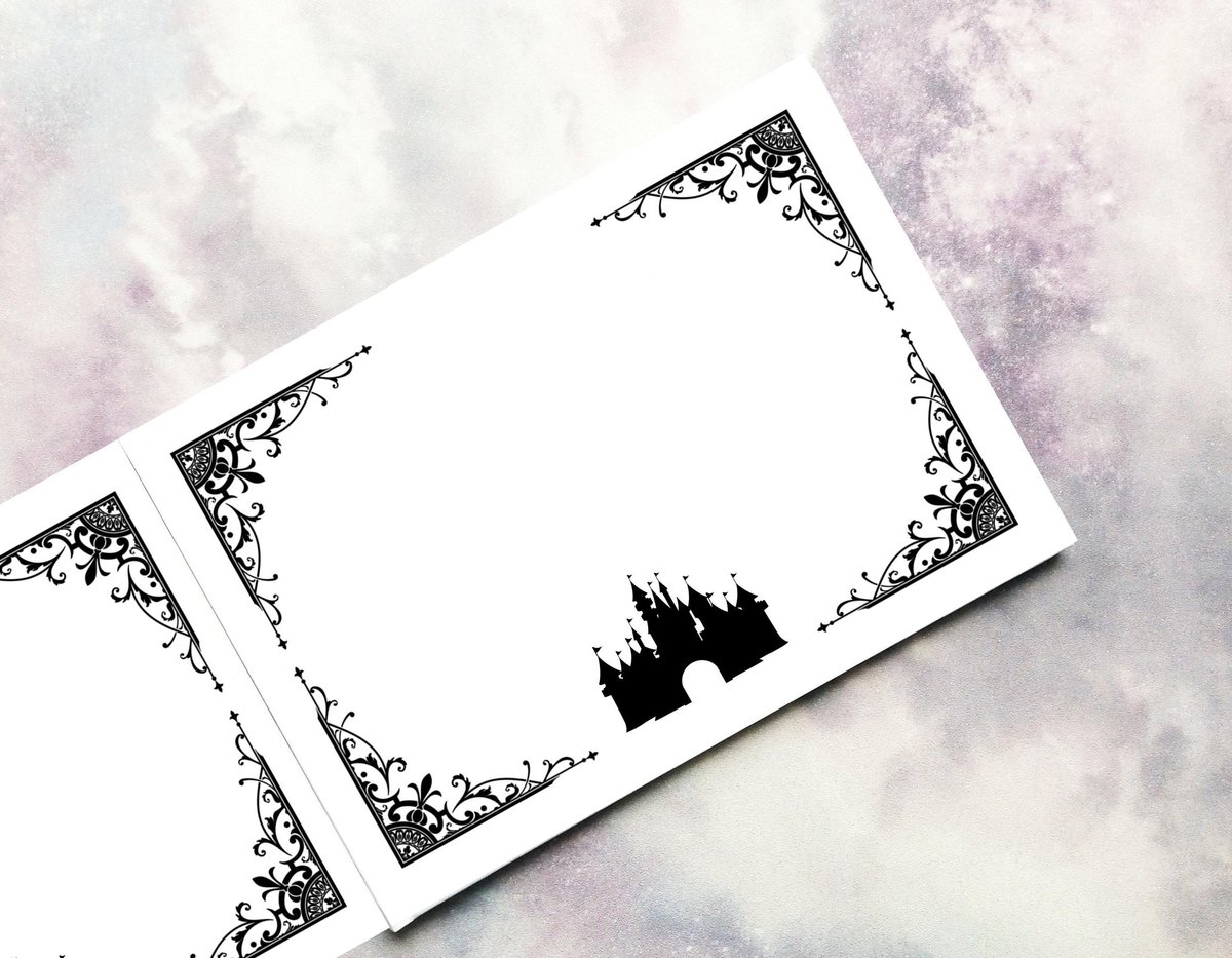 Cinderella Carriage White Wedding Guestbook Personalised Personalized Perfect for Disney and Fairytale Weddings Scrapbook Album