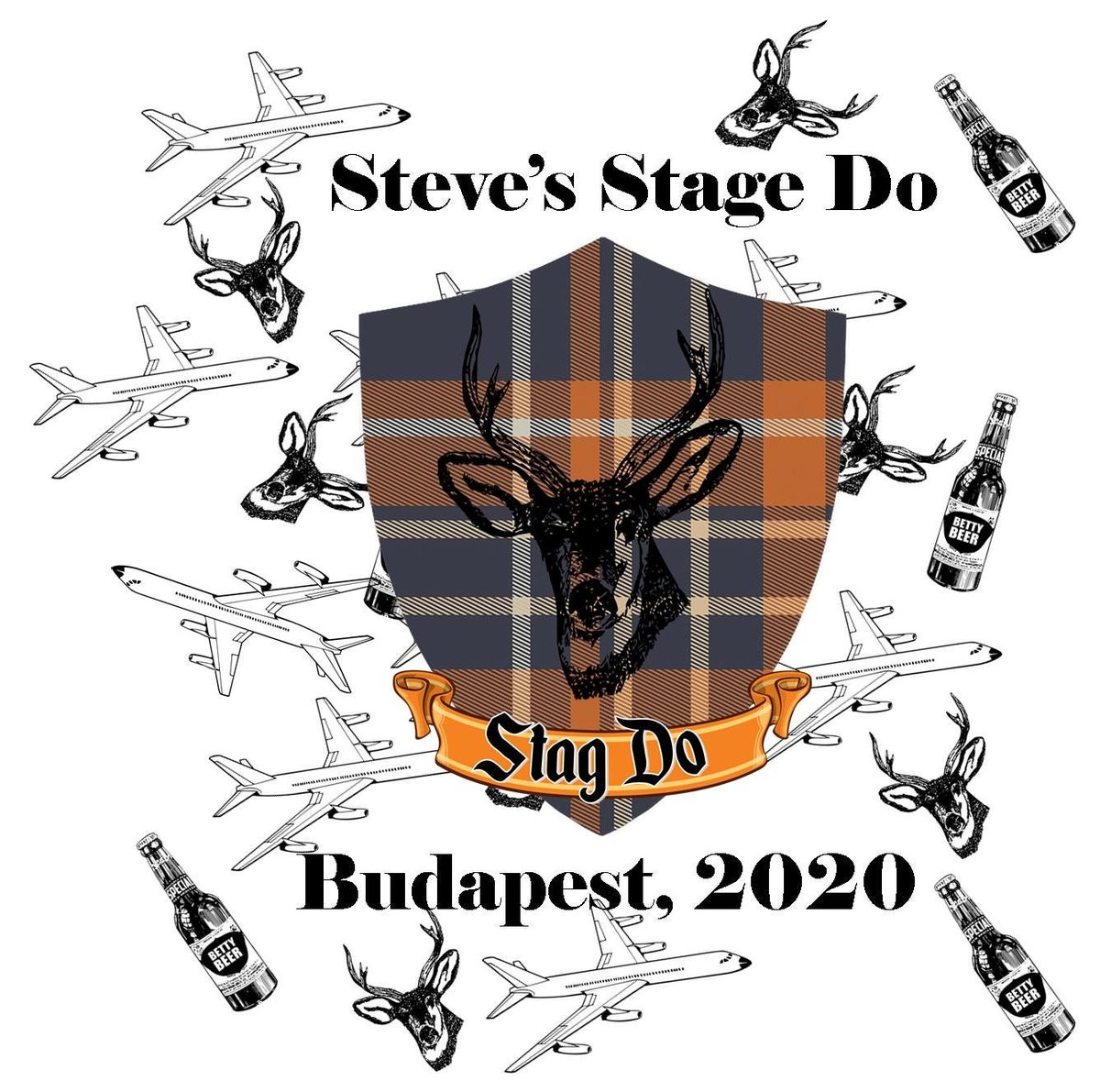 Stag Do Beer Label Personalised Personalized Perfect For Stag Do Parties, Gifts, Present, Favor, Favours. Best Man, Usher, Groomsman Gift