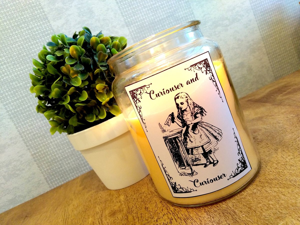 Alice in Wonderland Candle Large Bell Perfect For Fairytale Themed Weddings and Parties Centrepiece Alice in Wonderland Gift Drink Me Bottle