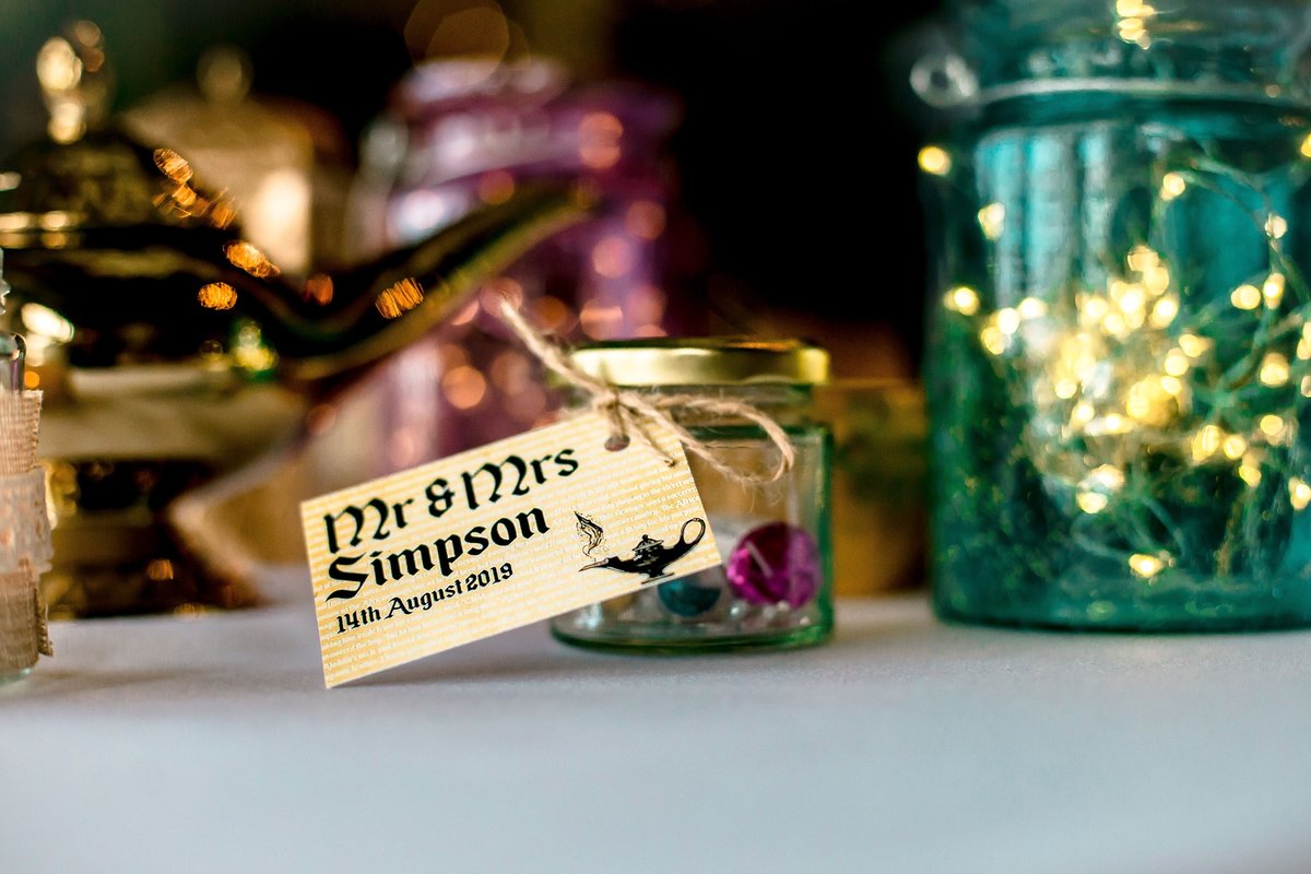 Aladdin Fairytale Wedding Guestbook Personalised Personalized Perfect for Fairytale Weddings Scrapbook Album Genie Lamp Arabian Nights