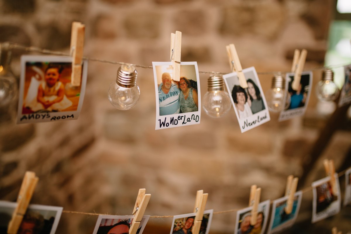 Wedding Polaroid Pictures with Pegs Perfect for Ladder Table Plan with Lights Rustic Fairytale Boho Wedding Seating Plan Chart Name Places