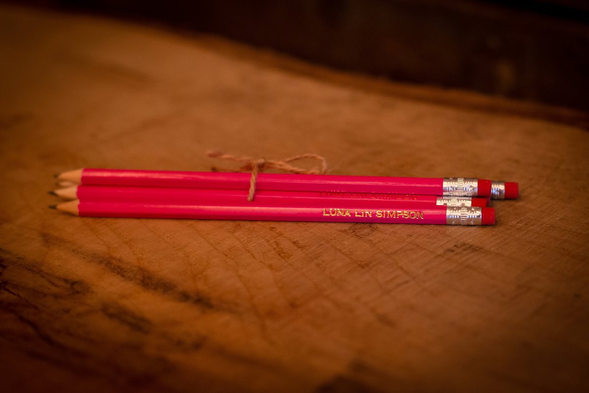 Wooden Name Pencils in Various Colours Custom Personalised Personalized Pencil Stationary Back to School, Birthday Gift, Office Gift