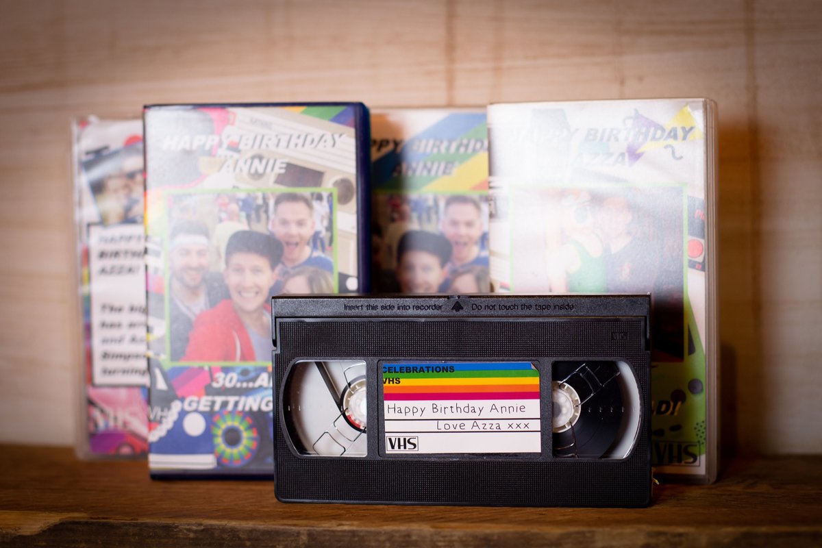 VHS Video Tape Card Alternative. Birthday, Wedding, Save the Date Invite Retro Custom Personalised Personalized Gift Retro 80s 90s Birthday