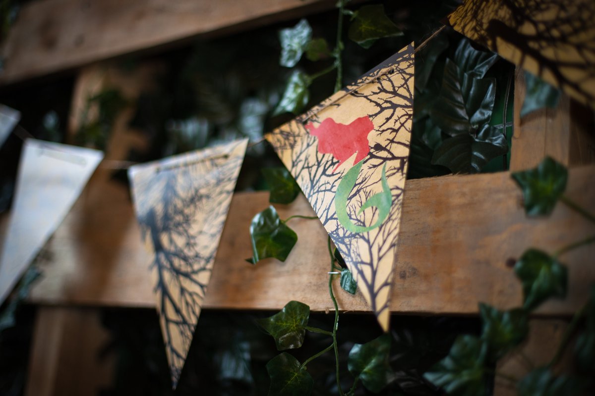 Fairytale Bunting Birthday Wedding Parties Beauty and the Beast Little Mermaid Alice in Wonderland Aladdin Pocahontas Cinderella Woodland