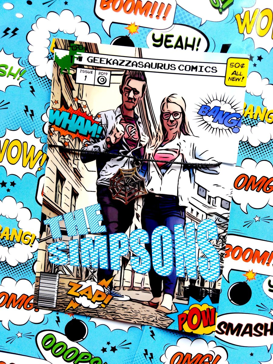 Personalised Comic Book Bracelet Perfect as Wedding Favours Favours Wedding,Tin Aluminum 10 Year Anniversary,Paige Boy,Usher,Best Man Gift