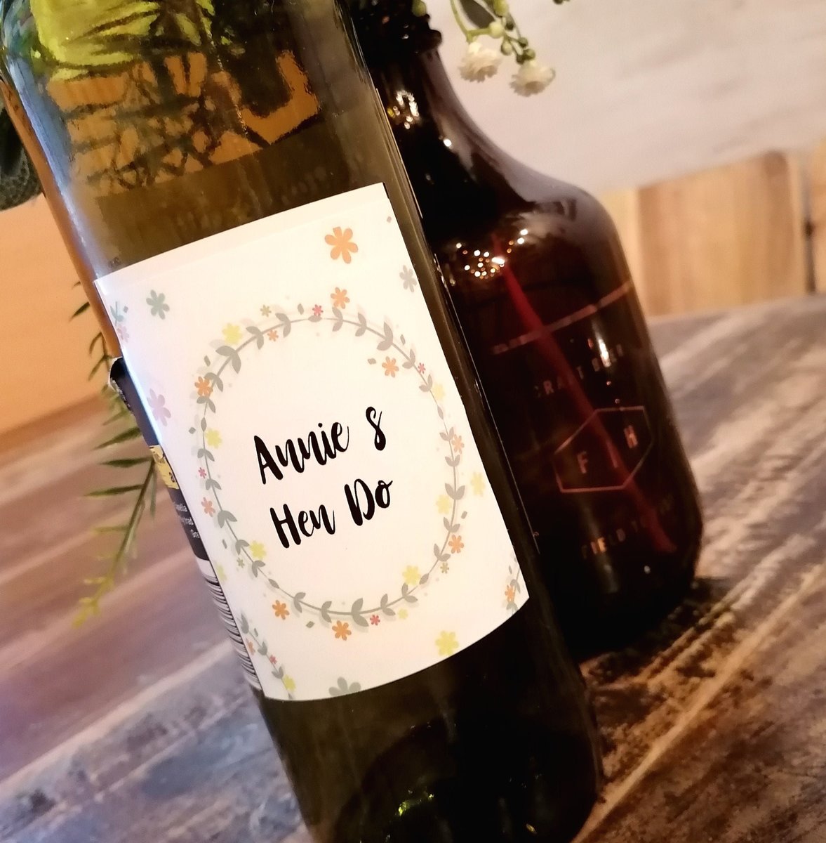 Hen Do Bottle Label Personalised Personalized!Perfect Hen Do Gifts,Prosecco,Wine, Gin,Drinks Label,Hen Party Accessories, Party Games