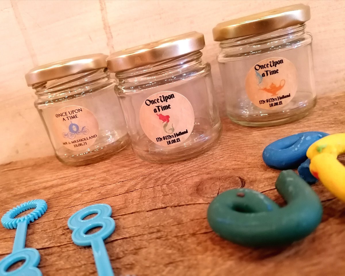 Fairytale Modelling Clay Jars Beauty and Beast,Peter Pan,Alice,Little Mermaid,Aladdin,Wedding Favours Favors Children's Gifts Party Bags
