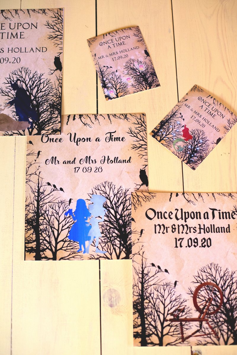 Fairytale Woodland Poster Print Beauty and the Beast Aladdin Little Mermaid Sleeping Beauty Cinderella Alice Personalised Wedding Sign
