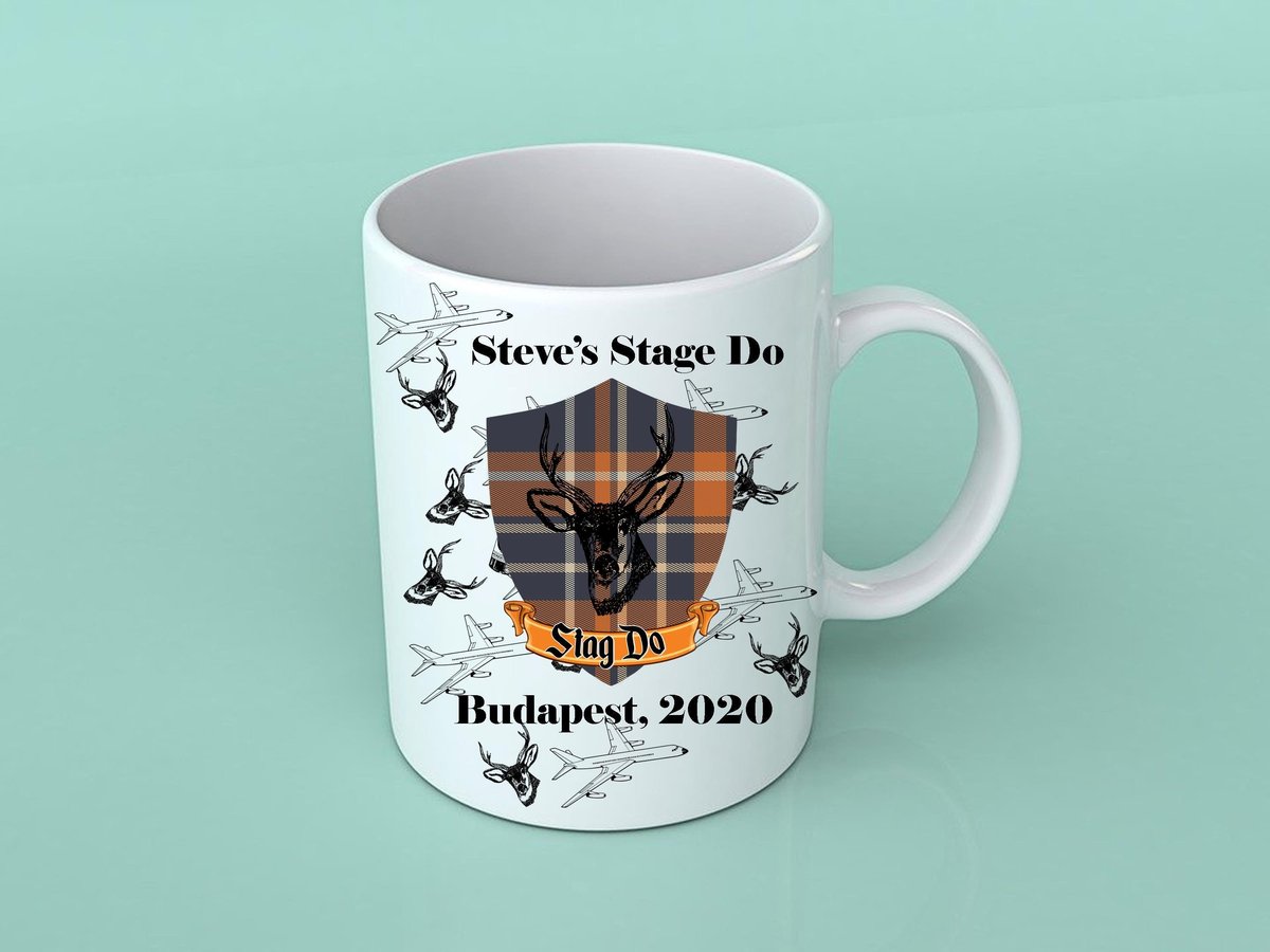 Stag Do Mug Custom Bachelor Party Gift Present Personalized Personalised Party Bags Stag Do Games Gifts Mugs Groom Party Presents Fathers