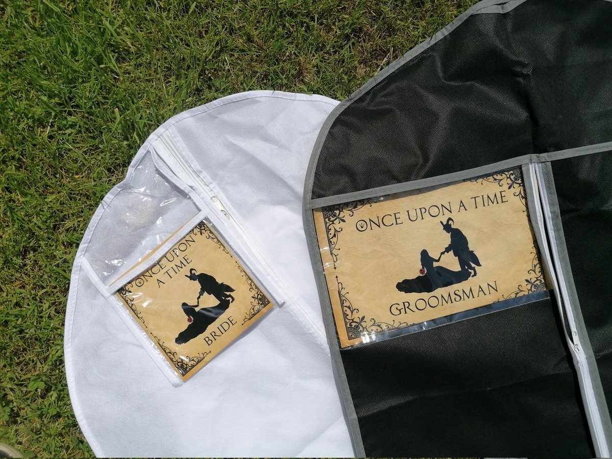 Fairytale Silhouette Wedding Suit and Dress Bag Groom, Best Man, Groomsman,Usher,Father of the Bride/Groom Bride Bridesmaid Maid of Honour