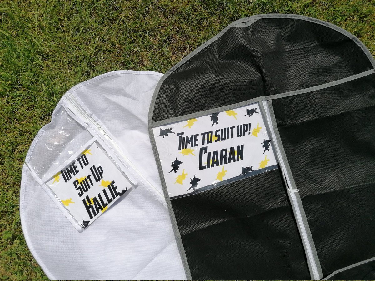 Superhero Flyers Wedding Suit and Dress Bag Groom, Best Man, Groomsman,Usher,Father of the Bride/Groom Bride Bridesmaid Maid of Honour Honor