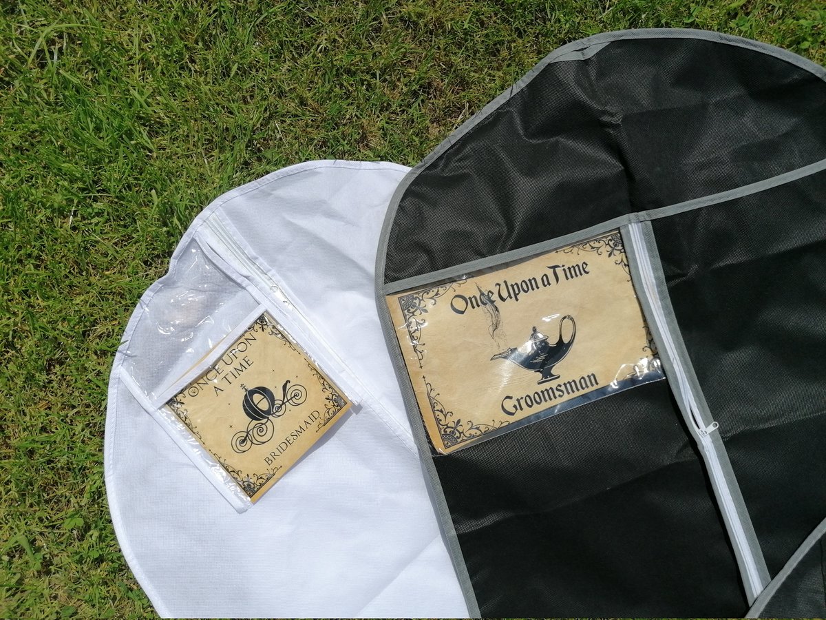 Fairytale Silhouette Wedding Suit and Dress Bag Groom, Best Man, Groomsman,Usher,Father of the Bride/Groom Bride Bridesmaid Maid of Honour