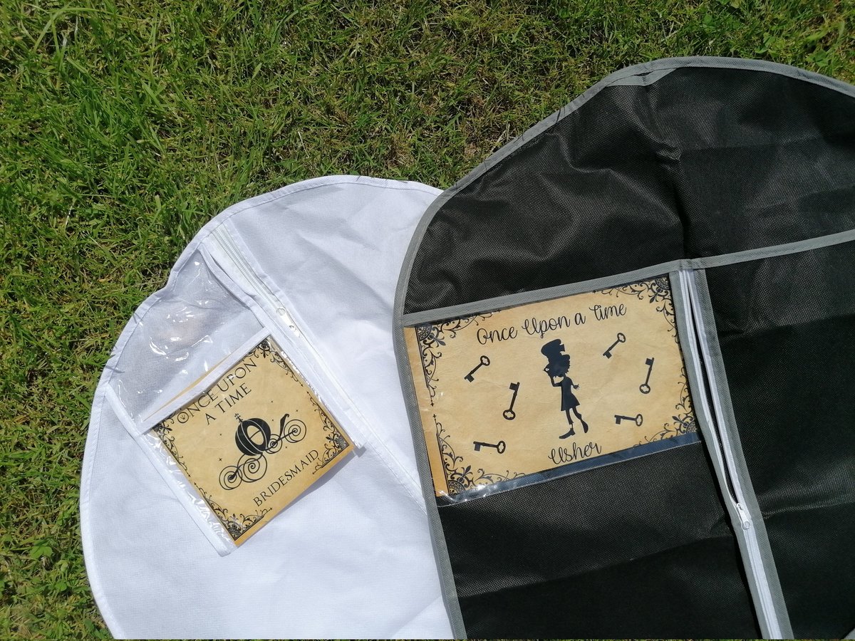 Fairytale Silhouette Wedding Suit and Dress Bag Groom, Best Man, Groomsman,Usher,Father of the Bride/Groom Bride Bridesmaid Maid of Honour