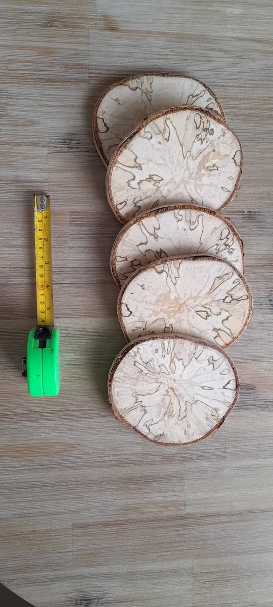 5 x Wedding Log Slices 14-15 cm Perfect For Centrepieces, Flowers, Candles, Wedding Cake, Rustic, Vintage, Barn Wedding Flower FREE DELIVERY