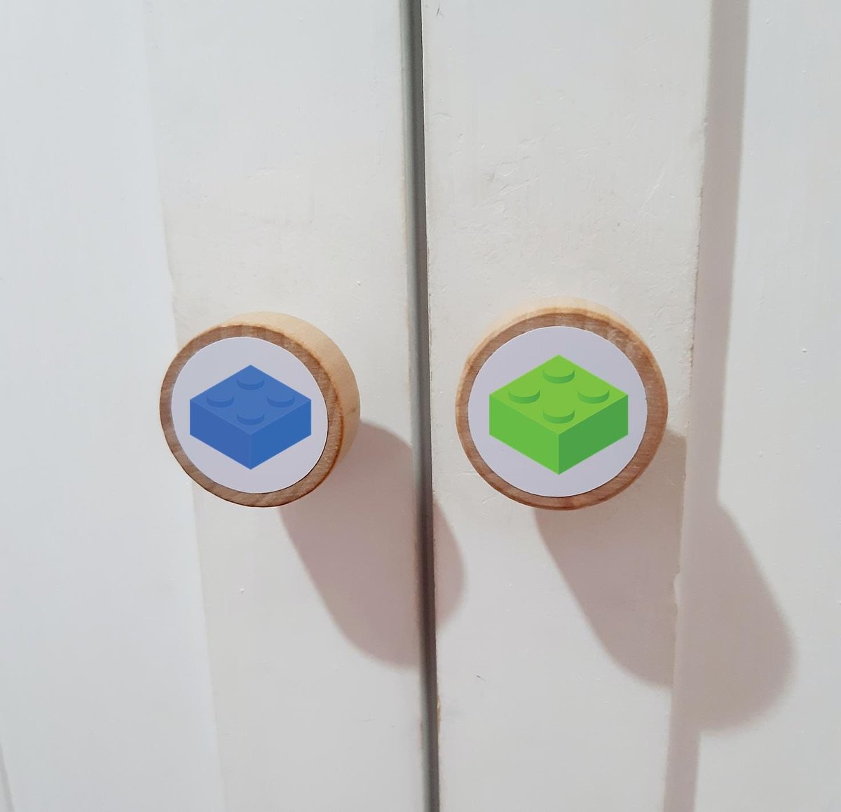 Building Blocks Wardrobe Handles Drawer Handles Knobs Perfect for Upcycling Wardrobe, Chest of Drawers,Door, Boys Bedroom Diggers Building