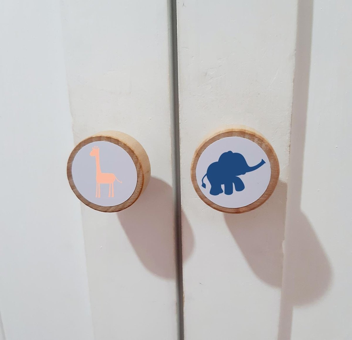 Animals Wardrobe Handles Drawer Handles Knobs Perfect for Upcycling Wardrobe, Chest of Drawers,Door, Boys Bedroom Jungle Safari Zoo Farm