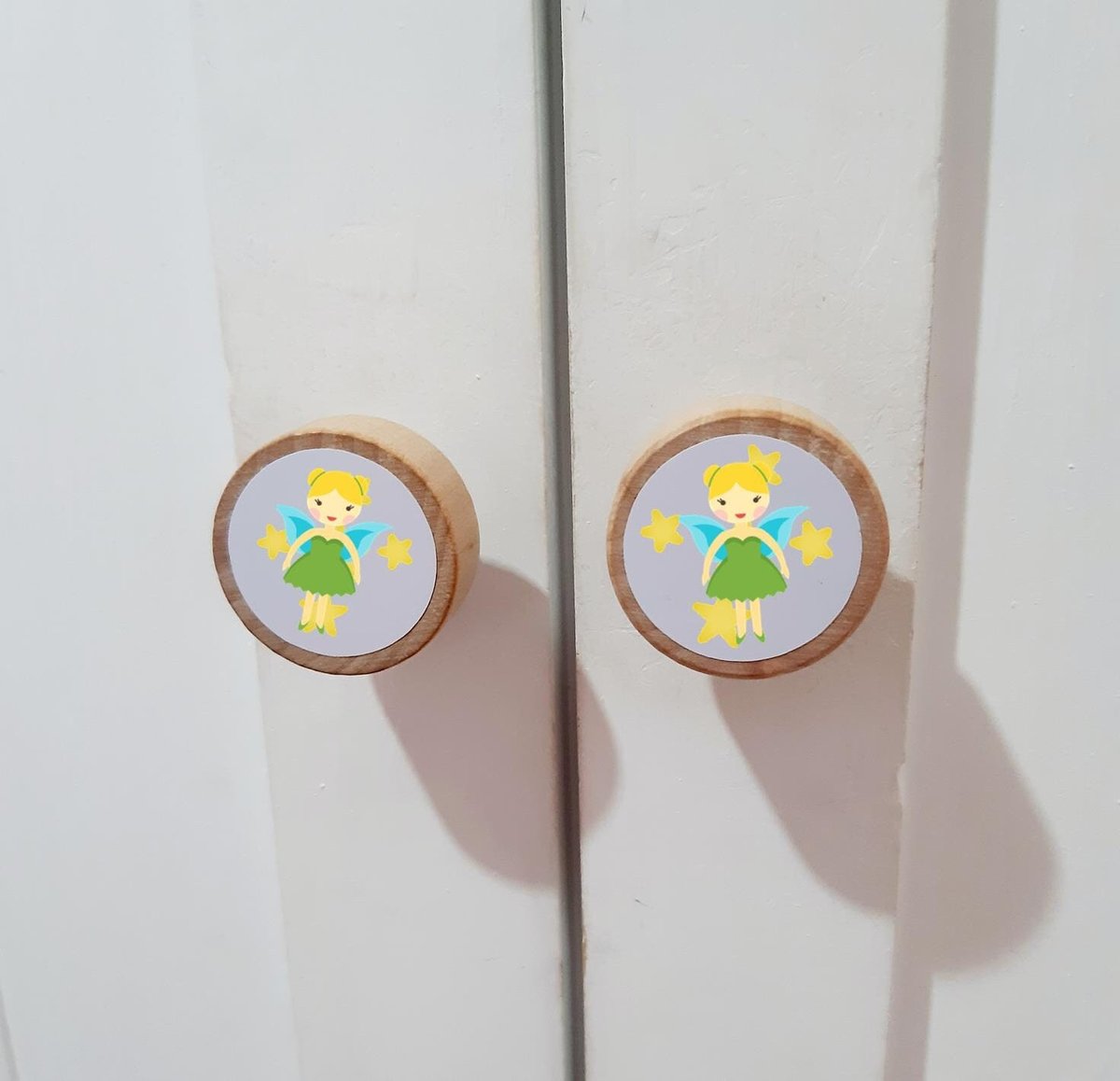 Tinker Bell Handles Drawer Handles Knobs Perfect for Upcycling Wardrobe, Chest of Drawers, Door, Fairy Bedroom, Girls Room, Tinkerbell