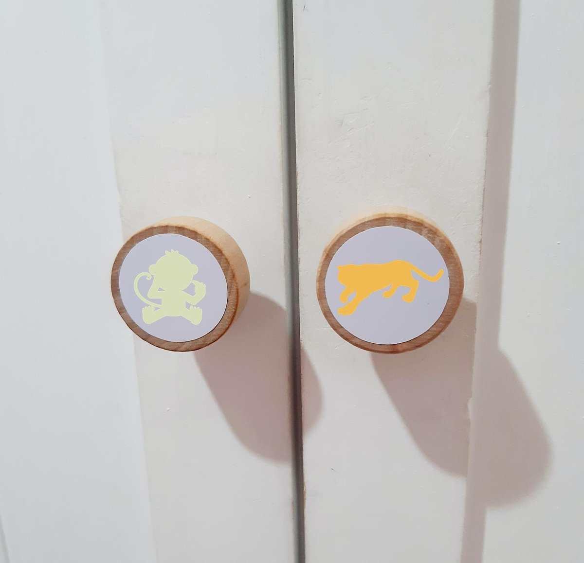 Animals Wardrobe Handles Drawer Handles Knobs Perfect for Upcycling Wardrobe, Chest of Drawers,Door, Boys Bedroom Jungle Safari Zoo Farm