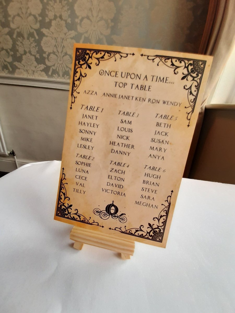 Cinderella Table Plan Correx Board Wedding Seating Chart Plan Fairytale Silhouette Rustic Table Plan Wedding Custom Personalised Carriage