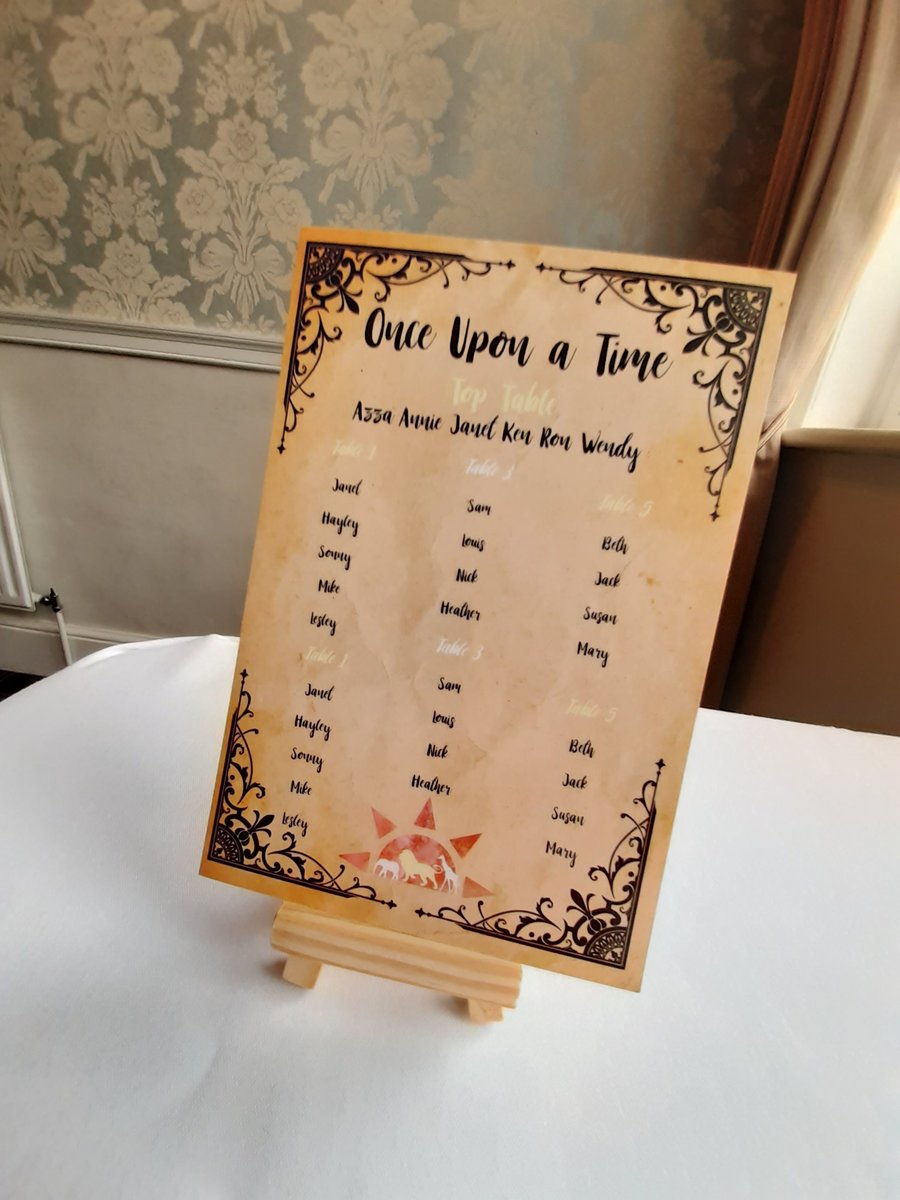 Jungle African Sunset Table Plan Correx Board Wedding Seating Plan Fairytale Silhouette Table Plan Wedding Decorations Custom Personalised