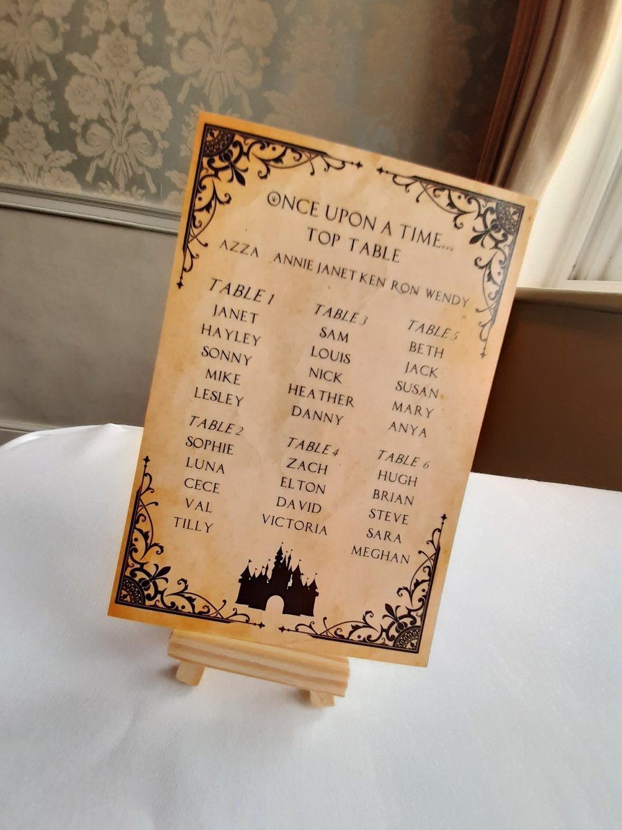 Fairytale Castle Silhouette Table Plan Correx Board Wedding Seating Chart Plan Rustic Table Plan Wedding Custom Personalised Personalized