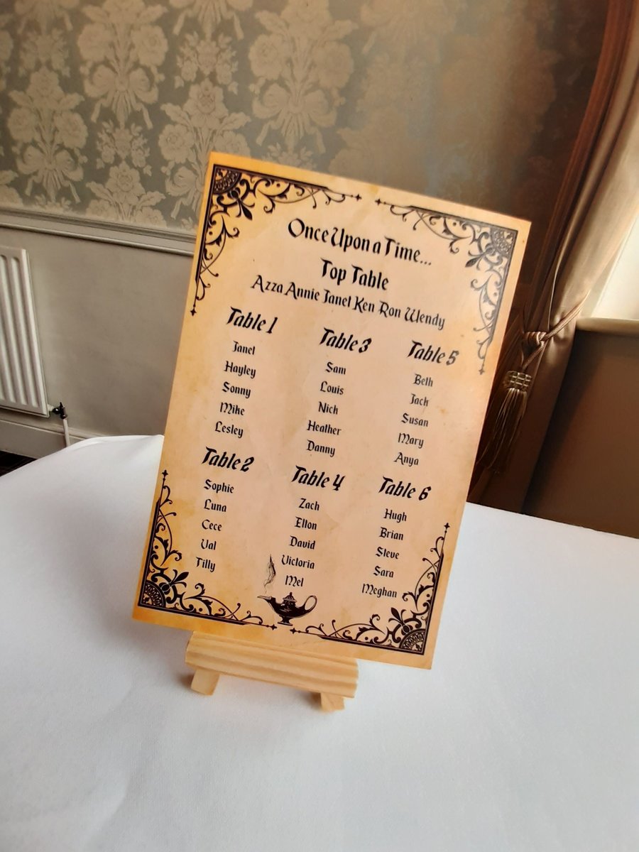 Aladdin Table Plan Correx Board Wedding Seating Chart Plan Fairytale Wedding Table Plan Silhouette Wedding Decorations Custom Personalised