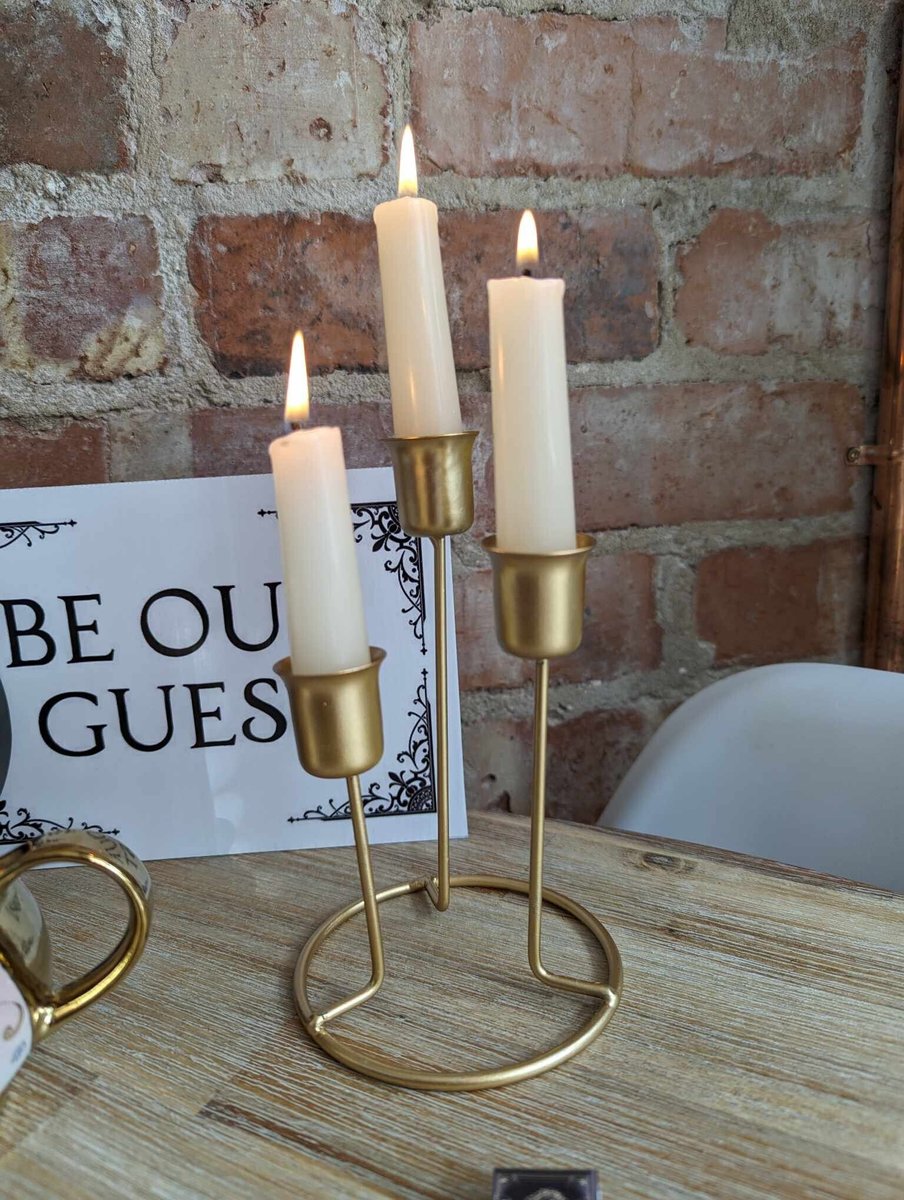 Beauty and the Beast Gold Candelabra Perfect for Fairytale and Fantasy Themed Weddings Centrepiece Candlestick Holder Fairytale Weddings