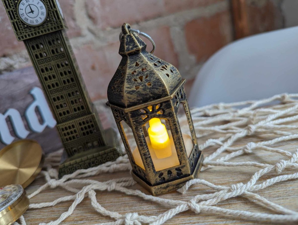 Fairy Lantern Small Perfect for Peter Pan Neverland Tinkerbell Fans Weddings Centerpiece Homeware LED Battery Candle for Hanging Fairytale