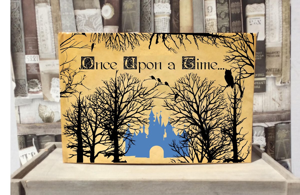 Fairytale Castle Woodland Guestbook Personalised Personalized Perfect for Woodland and Fairytale Wedding Scrapbook Album Custom Wedding