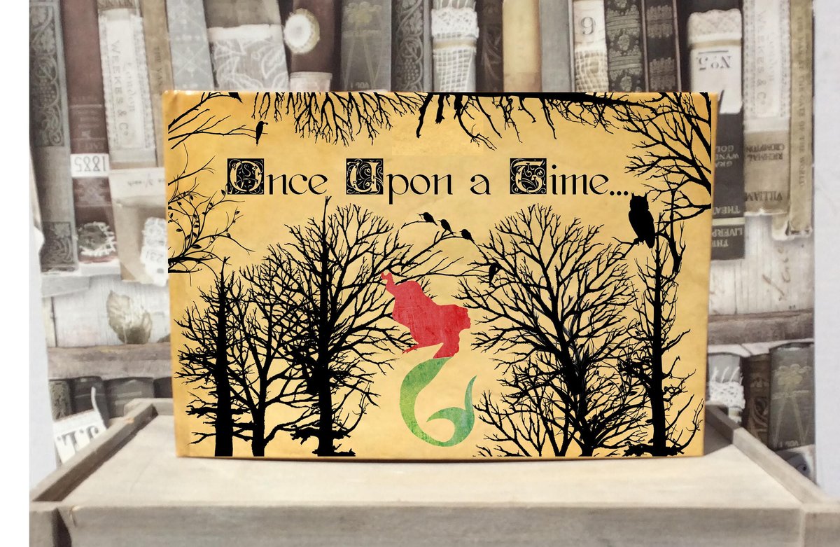 The Little Mermaid Woodland Wedding Guestbook Personalised Personalized Perfect for Echanted and Fairytale Weddings Scrapbook Album