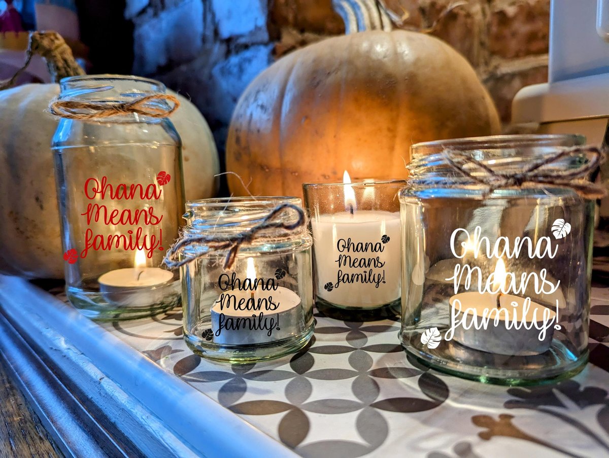 Ohana Small Medium Large Wax Fill Wedding Favours Favor Fairytale Gift Present Lanterns Custom Personalised Personalized