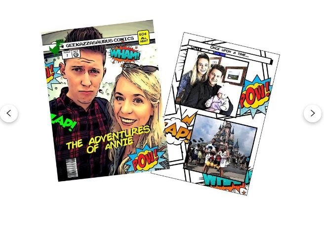 20 Page PDF Digital Comic Book Superhero Custom Personalised Personalized Comic Anniversary Wedding Present Christmas Comic Con Christmas